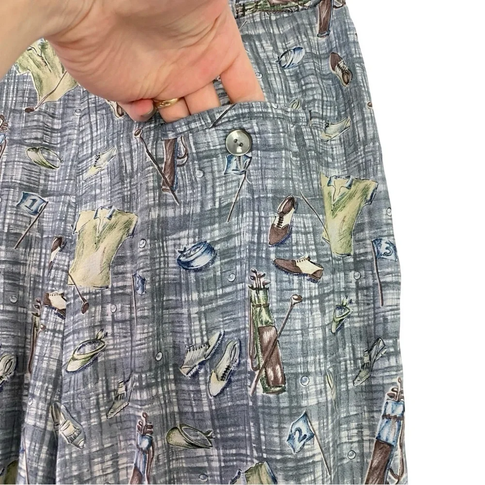 Vintage 80s 90s Golf Shorts Womens Size Small Alexa Stirling Made In USA